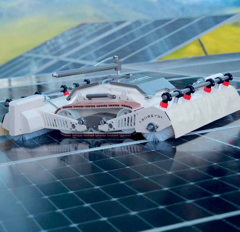 RTM Mini Series: Compact tracked robot, up to 1 MW per day.